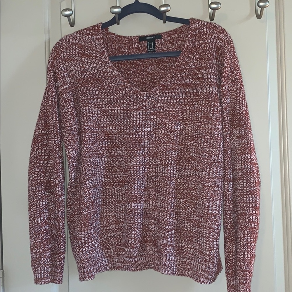 Boxy V-neck Sweater